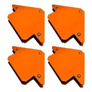 Set 4 Escuadra Magnética Soldar Carpintero 3 25lb