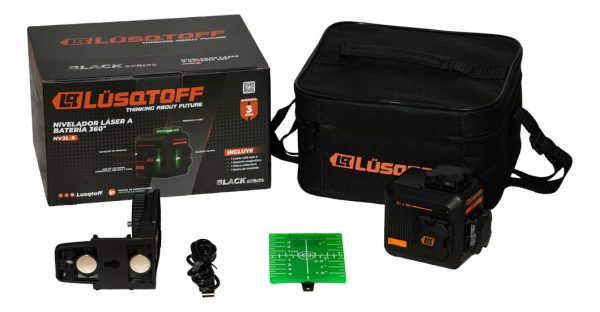 Nivel Laser Lusqtoff Lineas Verdes 360° A Bateria Usb 40mts - Imagen 2