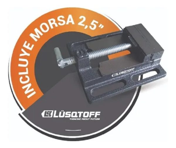 Taladro De Banco Perforador 13mm Con Morza Lusqtoff - Imagen 3