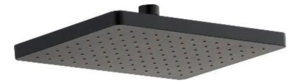 Roseta De Ducha Rectangular Rimontti Negro Mate - Imagen 5