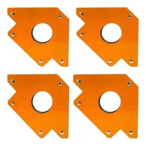Set 4 Escuadras Magnética Soldar Carpintero 5 75lb Lusqtoff