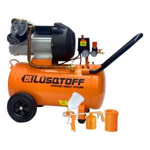 Compresor De Aire Eléctrico Portátil Lüsqtoff Lc-3550bk 50l