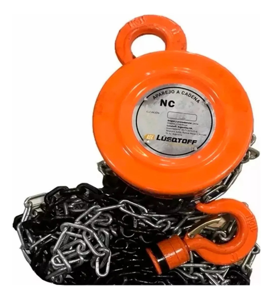 Aparejo Cadena Manual 2 Ton 5 Mts Metros Reforz Lusqtoff