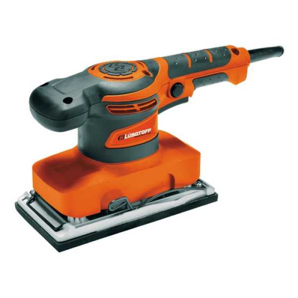 Lijadora Orbital Electrica 1/3 320w Lusqtoff Color Naranja