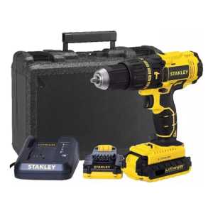 Taladro Percutor Stanley 20v + 50acc+ Maleta