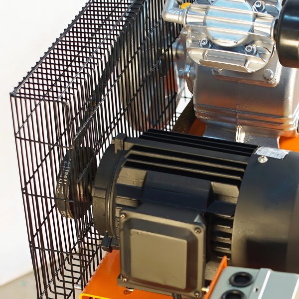 Compresor De Aire Lüsqtoff 3hp 150lts 115psi Color Naranja - Imagen 3