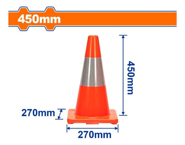 Cono Trafico Reflectivo Vial 45cm Wadfow Wyj1a45 - Imagen 2