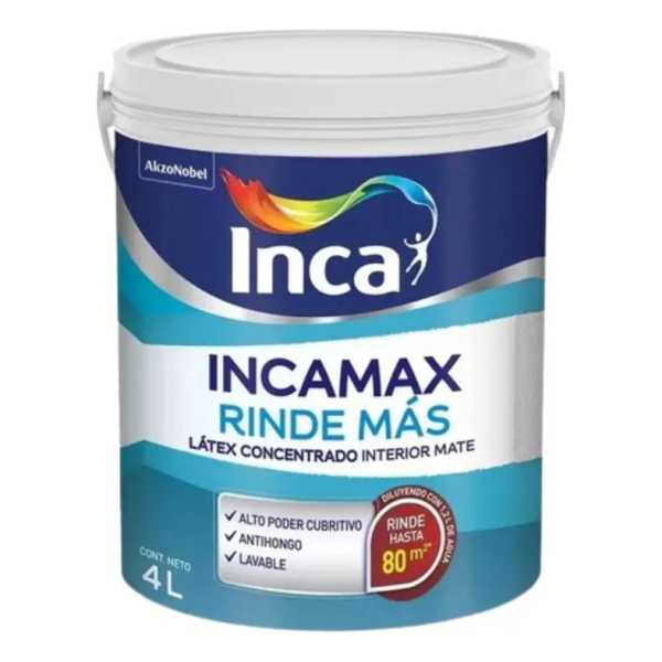 Incamax Rinde Más Látex Interior Concentrado 20lts
