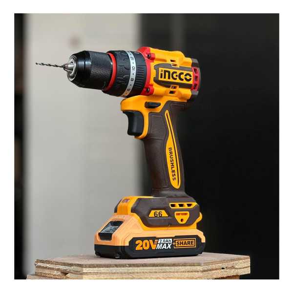 Taladro Inalámbrico 55nm Ingco Brushless+ Extensor 21acs - Imagen 3