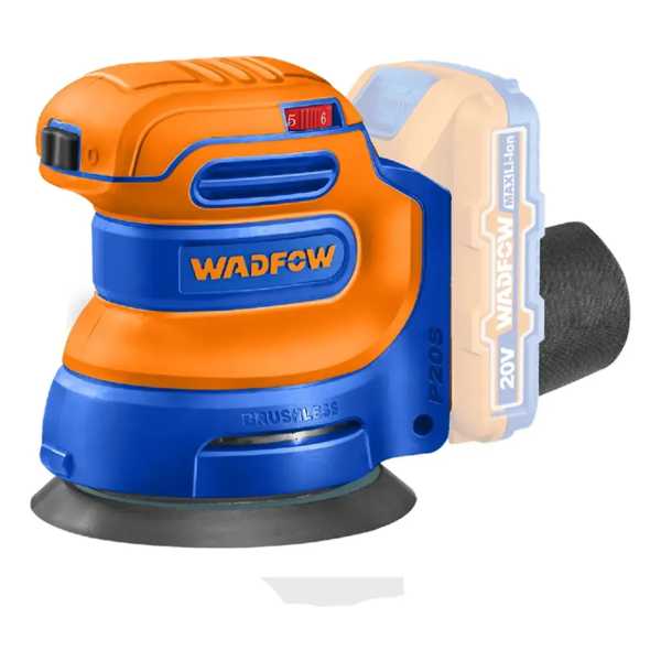 Lijadora Roto Orbital Wadfow A Bateria 20v Brushless