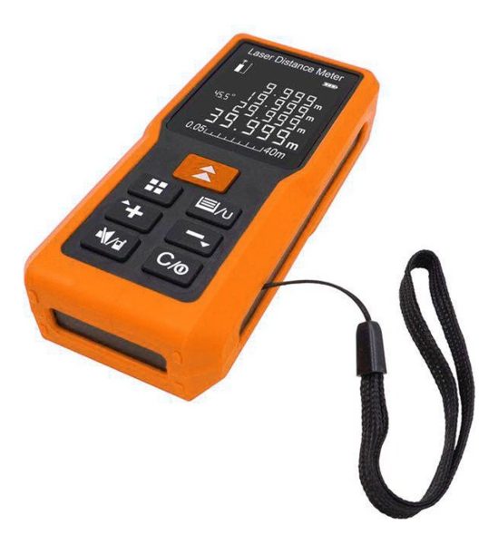 Medidor De Distancias Laser Digital 40m Memoria Lusqtoff - Imagen 2