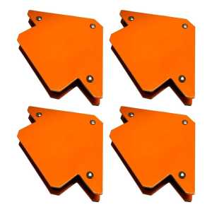 Set 4 Escuadra Magnética Soldar Carpintero 3 25lb Lusqtoff