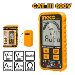 Tester Multimetro Digital Catiii 600v Ingco Dm6001
