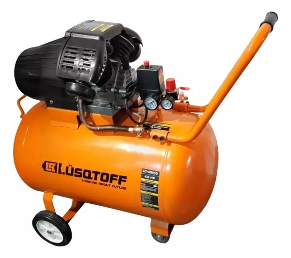 Compresor De Aire Eléctrico Monofásico Lüsqtoff Lc40100 50 - Imagen 2