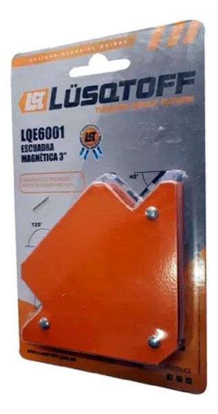Escuadra Magnética Soldar Carpintero 3 25lb Lusqtoff - Imagen 2