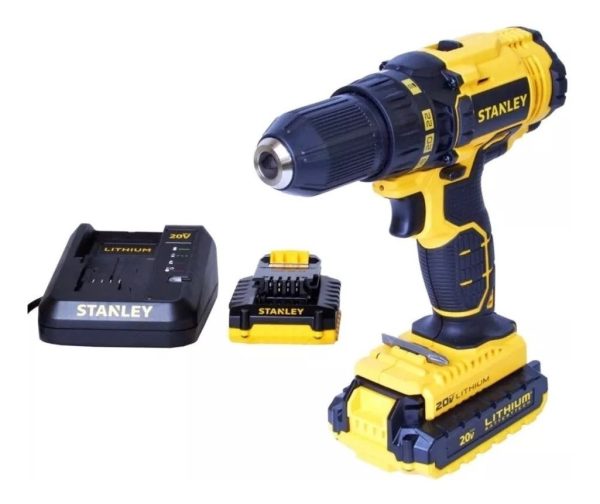 Taladro Atornillador Inalámbrico De 13mm Stanley Scd20c2 + A - Imagen 6