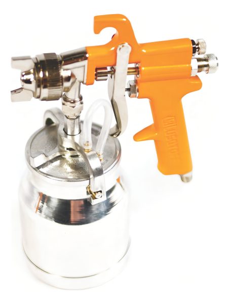 Pistola Para Pintar Lusqtoff De Baja 1,8mm Succión Tacho 1lt - Imagen 2