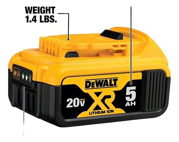 Bateria Dewalt Dcb205 20v Max Xr, Ion De Litio, 5.0ah - Imagen 5
