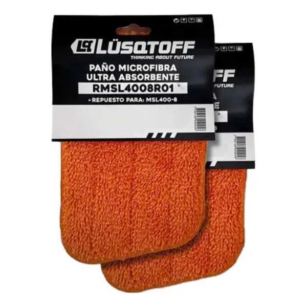 Paño De Limpieza Microfibra Lüsqtoff Rmsl4008r01 Naranja