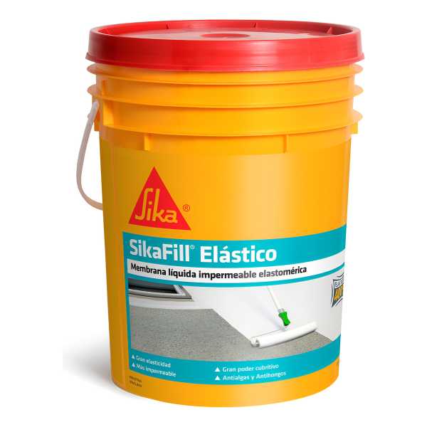 Sikafill Elástico Membrana Liquida Sika 20kg Prestigio Color - Imagen 4