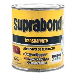 Adhesivo Suprabond Transparente Extra Fuerte En Lata 250ml