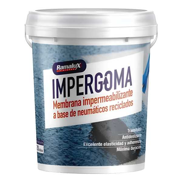 Impergoma A Base De Ruedas De Autos. Elastomerico 20k - Imagen 3