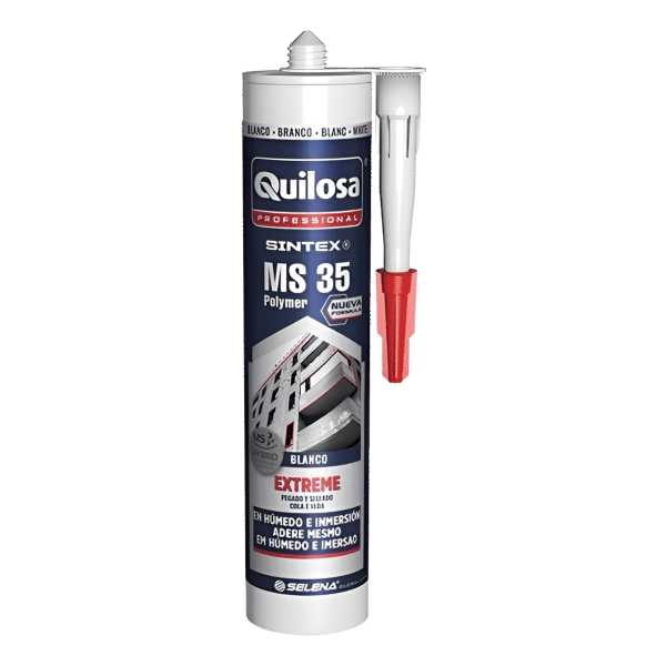 Polimero Sellador Sintex Ms 35 Multiuso Quilosa 280ml