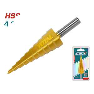 Broca Escalonada 4-22mm Para Metal Hss 4341 Total Tac7542201