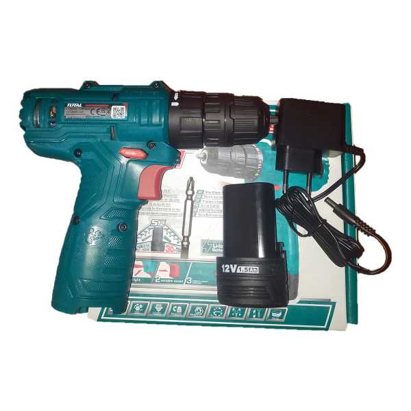 Taladro Atornillador Inalámbrico Total 12v, Super Select, Mandril 10mm, 20nm - Con 1 Batería 1.5ah Litio-ion Y Cargador - Tdli12415 - Imagen 2