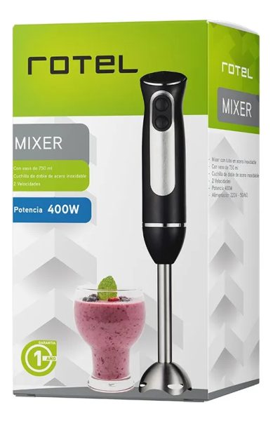 Mixer Inox 400w Rotel + Bols Apilable Diam.23cm/alto 10cm - Imagen 3