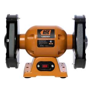 Amoladora De Banco 550w Lusqtoff Color Naranja Frecuencia 50