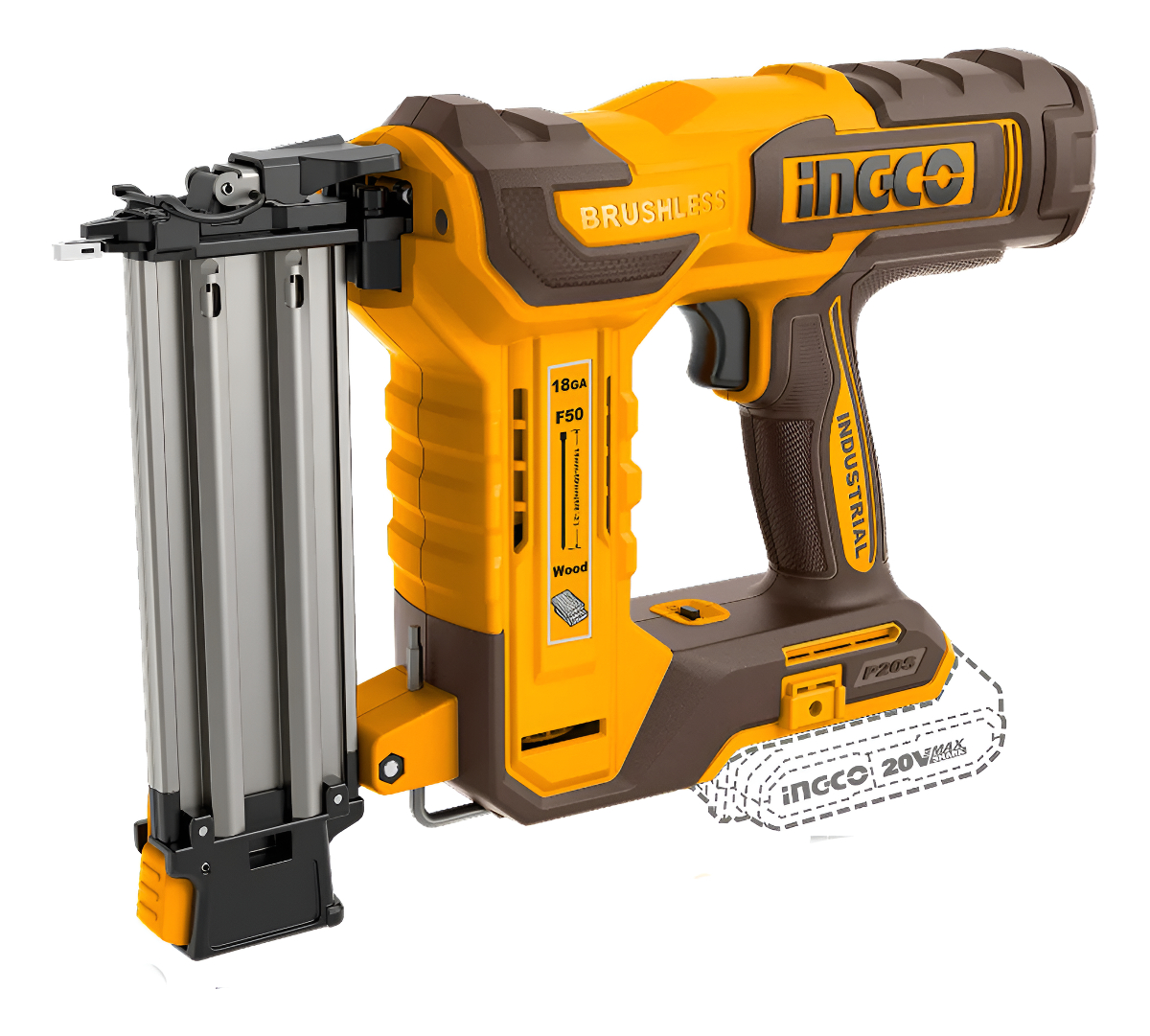 Clavadora A Bateria Valija S/bat S/cargador Cbnli5005 Ingco