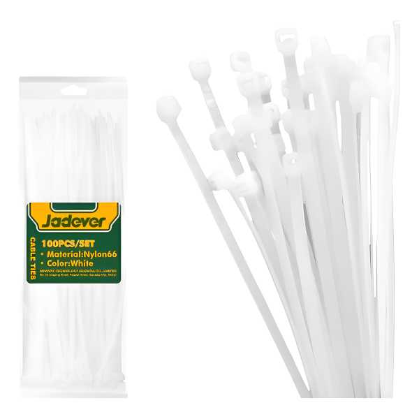 Precinto Blanco 400mmx7,2mm Jdte340072 Jadever Maria