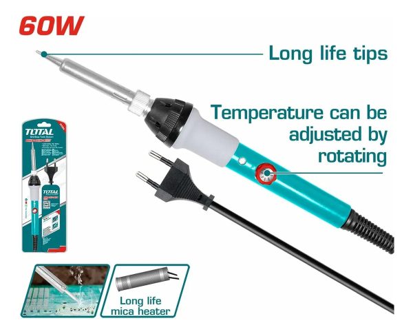 Soldador Tipo Lápiz Total 60w Estaño Total Tet160831 - Imagen 2