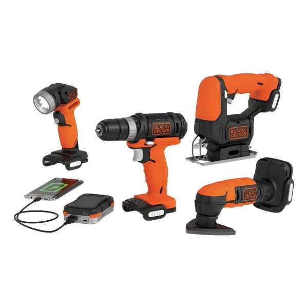 Kit 4 Herramienta Eléctrica12v Gopack Black+decker Bdck502c1 - Imagen 2