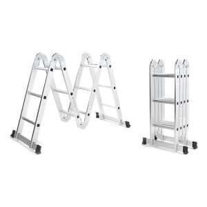 Escalera 4,7mt De Aluminio Convertible 16 Escalones Goldex