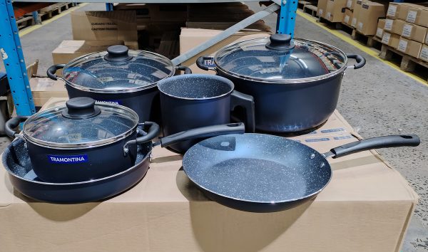Set Juego De Ollas 9 Piezas Tramontina Cookdesign Bateria - Imagen 3