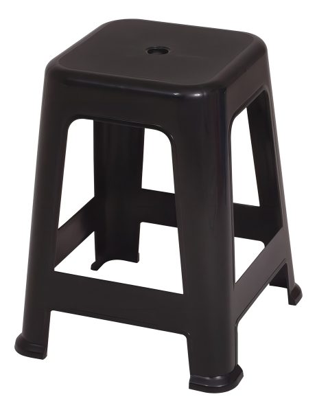 Taburete Bela Vista Black Con Capacidad Para Hasta 120 Kg - Imagen 2
