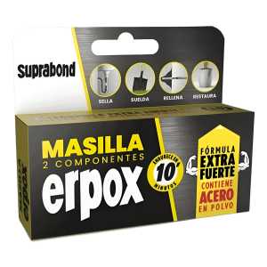 Masilla Suprabond Erpox Acero 100g - Soldadura En 10 Minutos