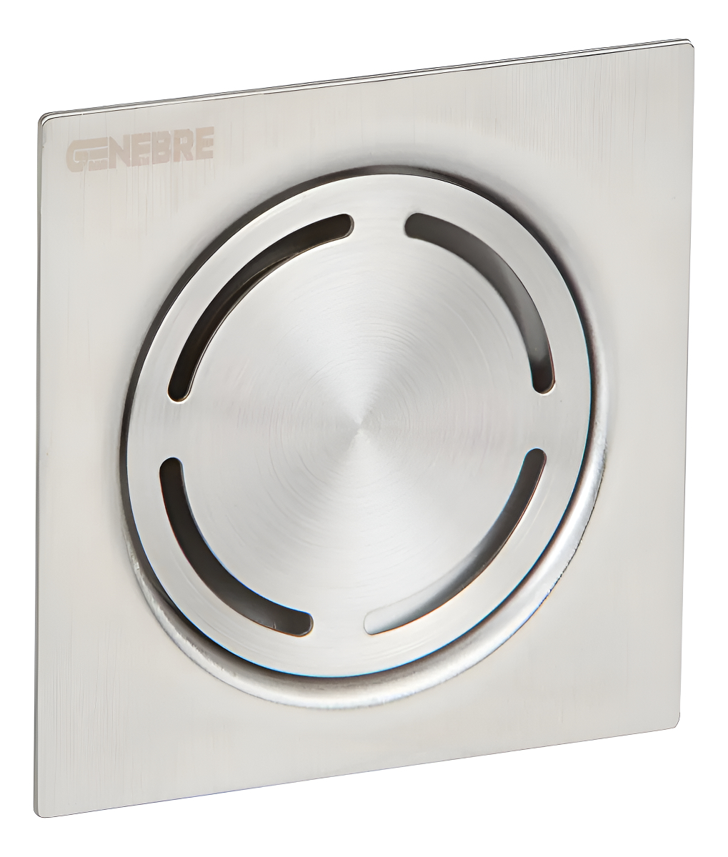 Rejilla Piso Tip Top Acero Inox Genebre 10x10cm Española