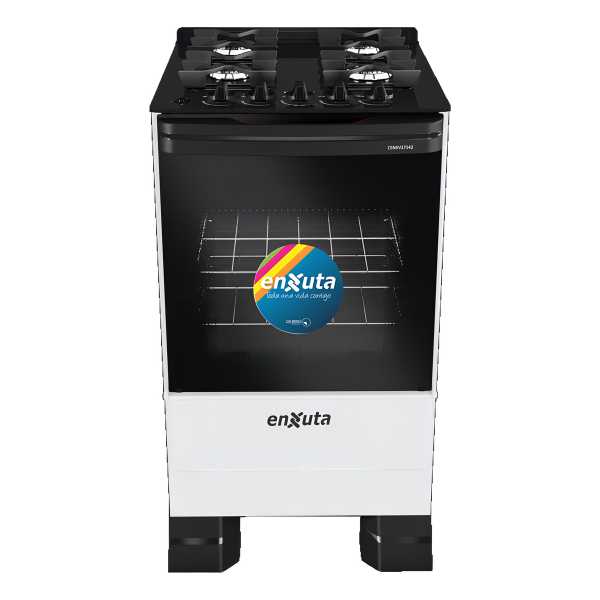 Cocina Supergas 4 Hornallas Blanca, Mesada De Vidrio, Hierro - Imagen 2