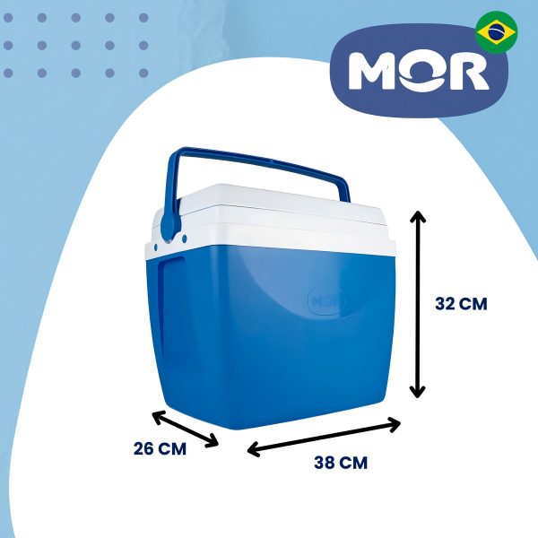 Conservadora Heladerita Portátil Playa Camping 18 L Mor - Imagen 4