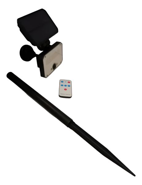 Foco Solar Led 100w Pincho/amurar Control Remoto - Imagen 2