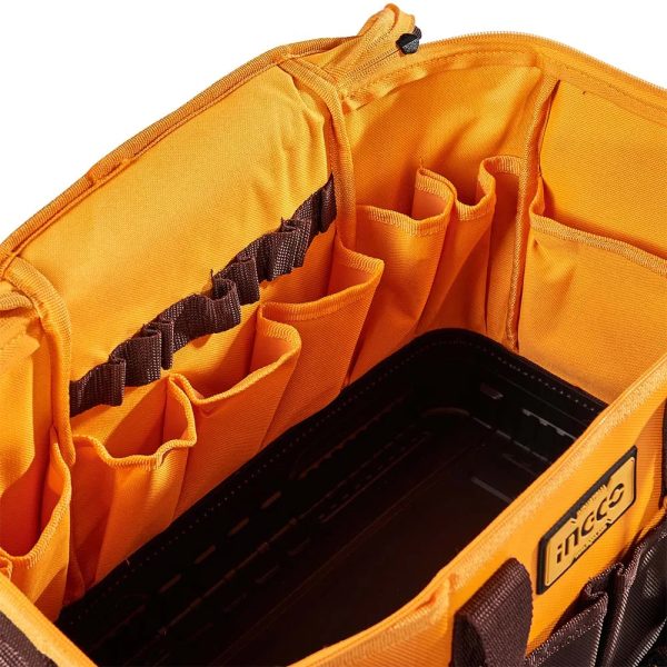 Bolso Industrial Porta Herramientas 16 PuLG Ingco Htbg10 - Imagen 2