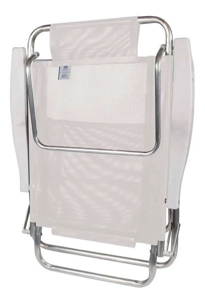 Mor Summer Reposera 6 Posiciones Respaldo Alto Color Blanco - Imagen 6