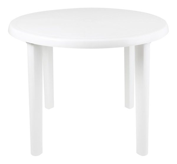 Mesa Mor Redonda Color Blanco 90cm X 71cm - Imagen 4