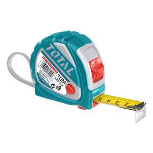 Cinta Métrica Total 10 Metros - 25mm, Centímetros Y Pulgadas