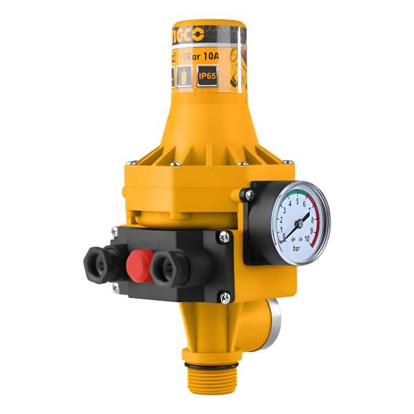 Regulador Press Control Ingco Waps002 Con Medidor
