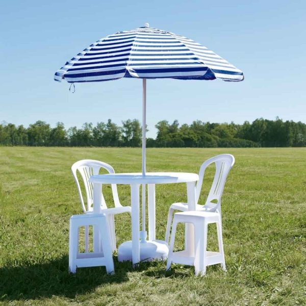 Mesa Mor Redonda Color Blanco 90cm X 71cm - Imagen 3