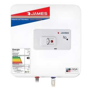 Calefón Termotanque James 30 Litros Acero Prisma Maria